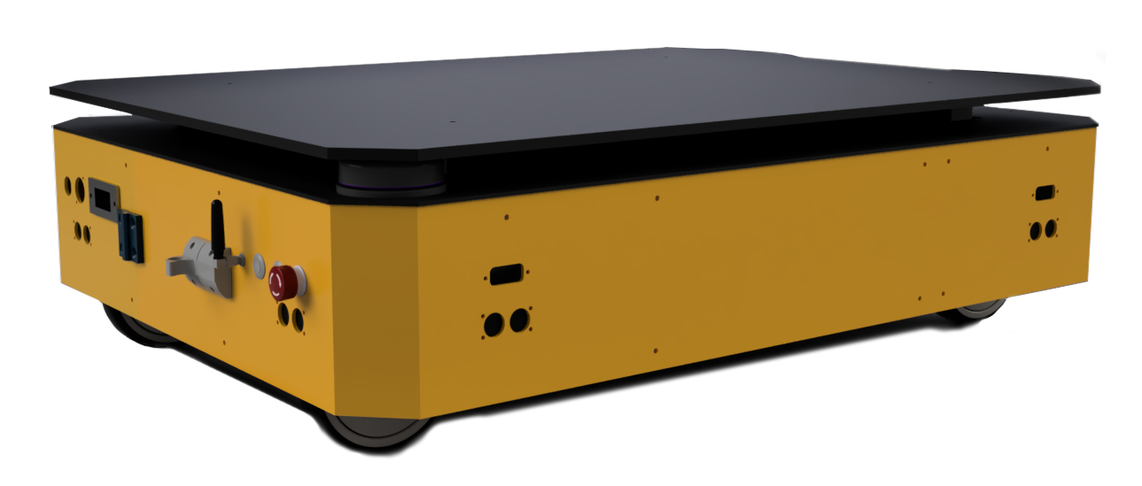 Sentibotics Platform SP800 is an autonomous mobile robot capable of self-localizing and self-navigating in complex environments.